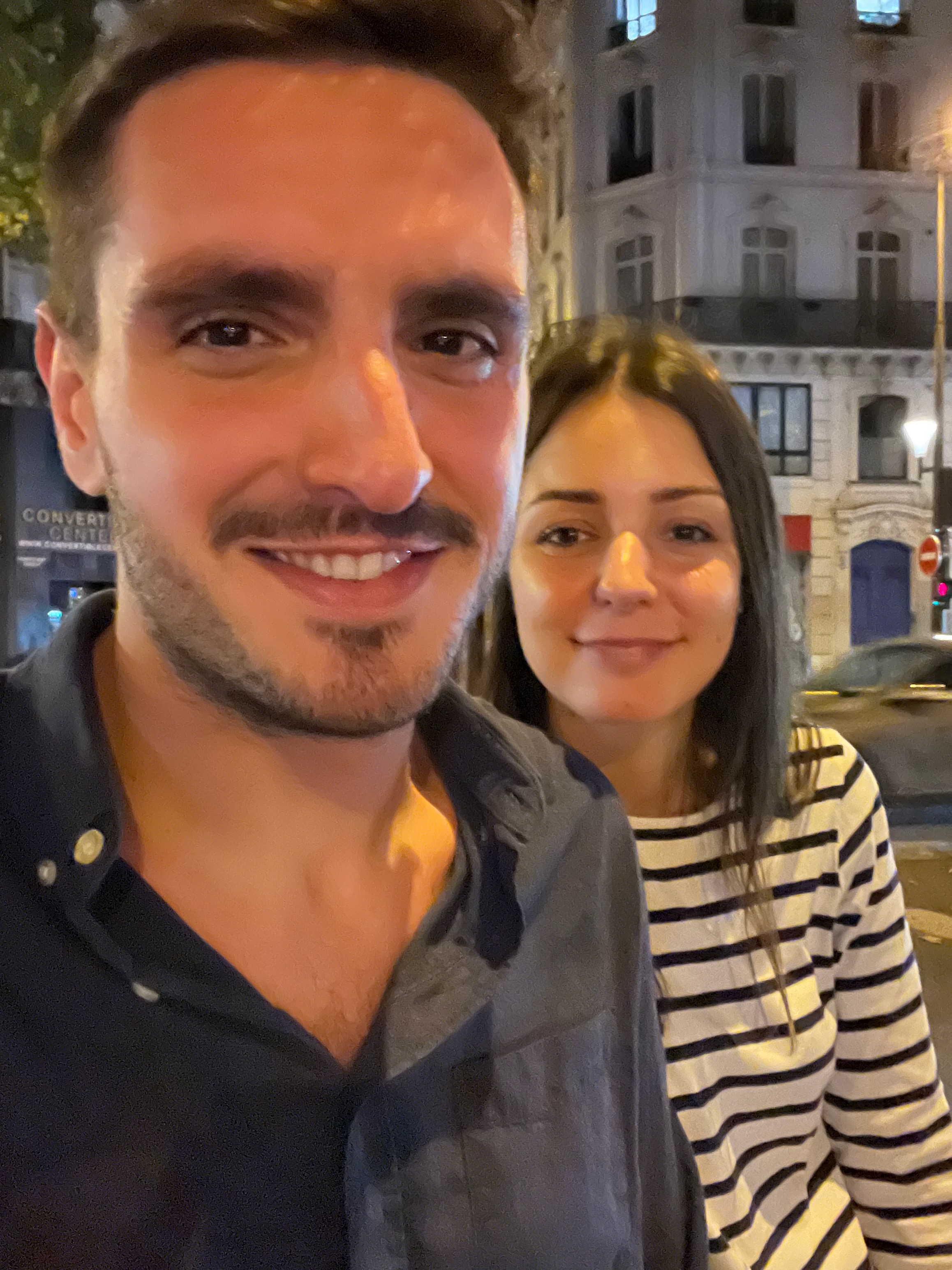 Francesco and Chloé's first meeting